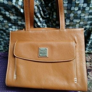 Luxury Dooney & Bourke Tan Brown designer satchel